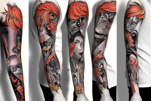 Anime Sleeve tattoo idea