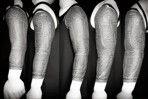 viking runes tattoo idea