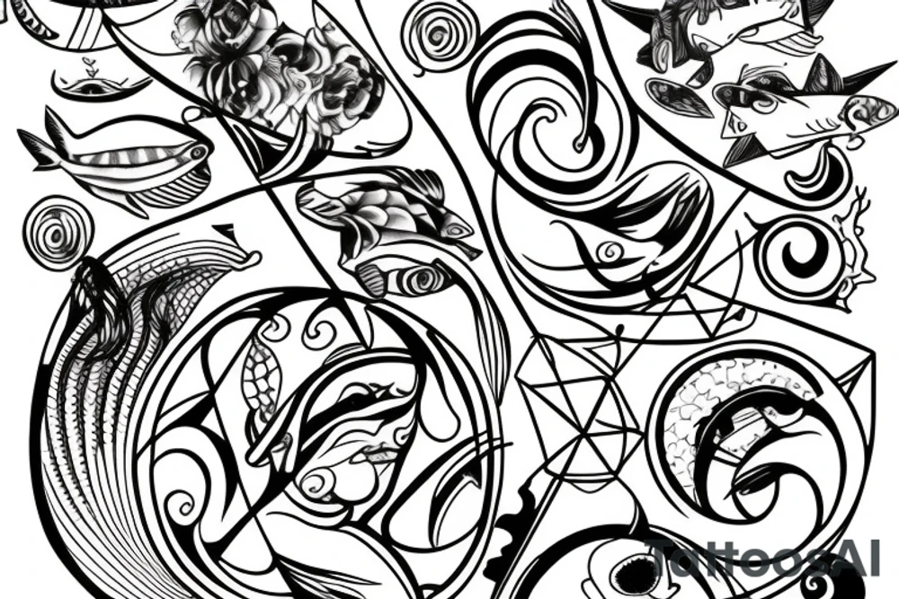 Venus in pisces tattoo idea