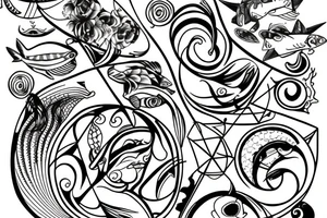 Venus in pisces tattoo idea