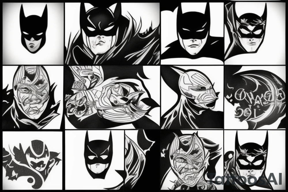 Bat man tattoo idea