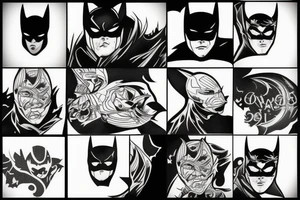 Bat man tattoo idea