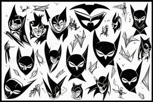 Bat man tattoo idea