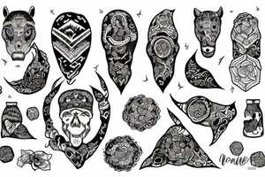 northern sea tattoo idea