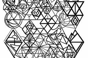 Metatron cube tattoo idea