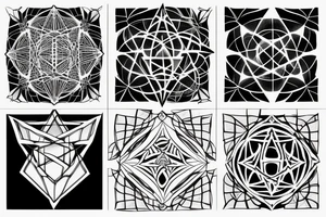 Metatron cube tattoo idea