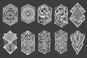 Metatron cube tattoo idea