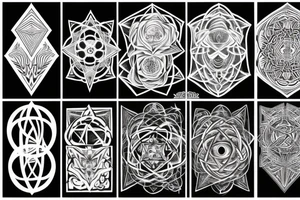 Metatron cube tattoo idea