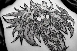 Princess mononoke tattoo idea