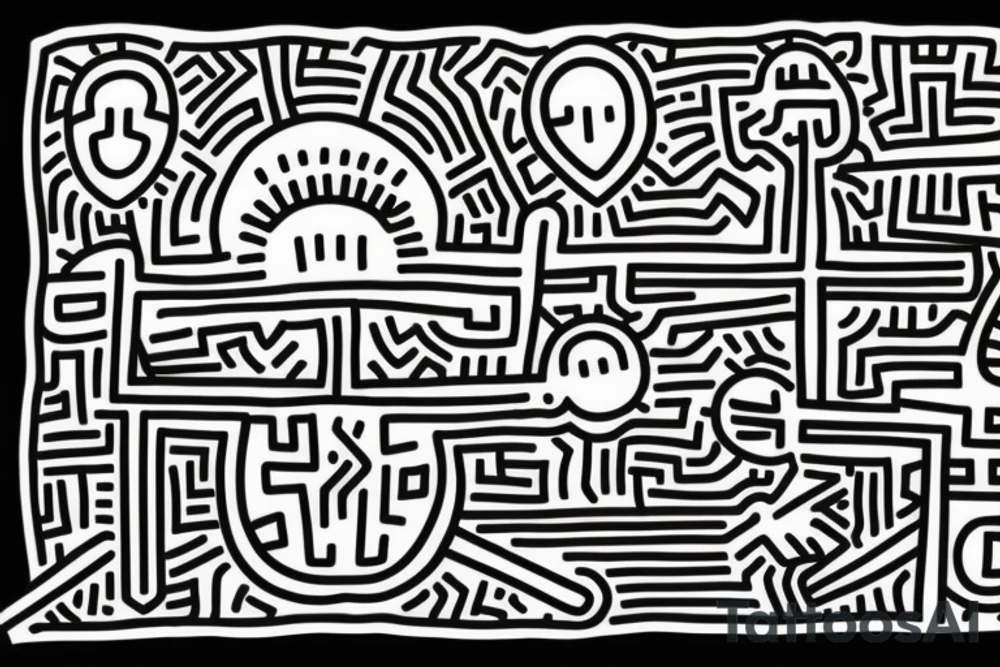 Brain with sword stabbing it tattoo idea