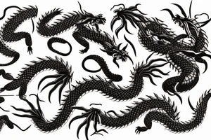 japanese dragon and scorpion tattoo idea