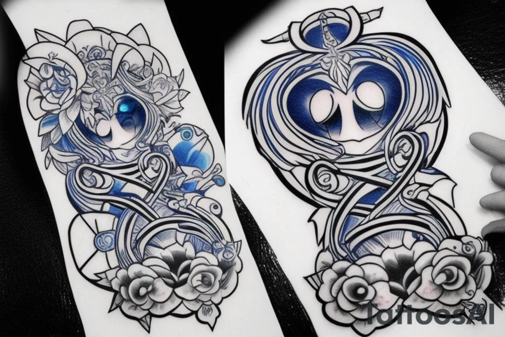 Tatto from anime Blue Lock tattoo idea