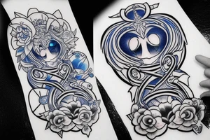 Tatto from anime Blue Lock tattoo idea