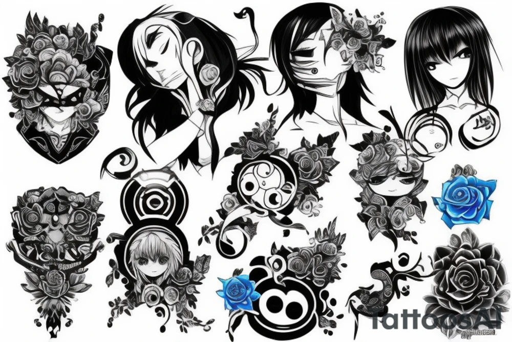 Tatto from anime Blue Lock tattoo idea