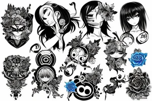 Tatto from anime Blue Lock tattoo idea