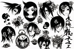 Tatto from anime Blue Lock tattoo idea