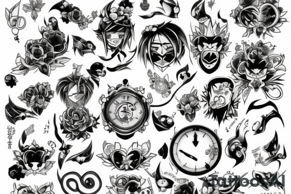 Tattoo from anime Blue Lock tattoo idea
