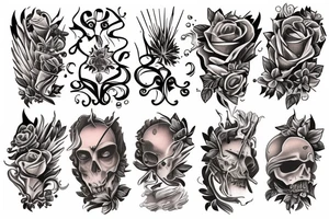 lit match tattoo idea