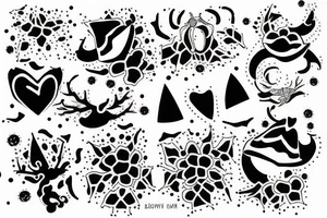 Kiss the snow tattoo idea