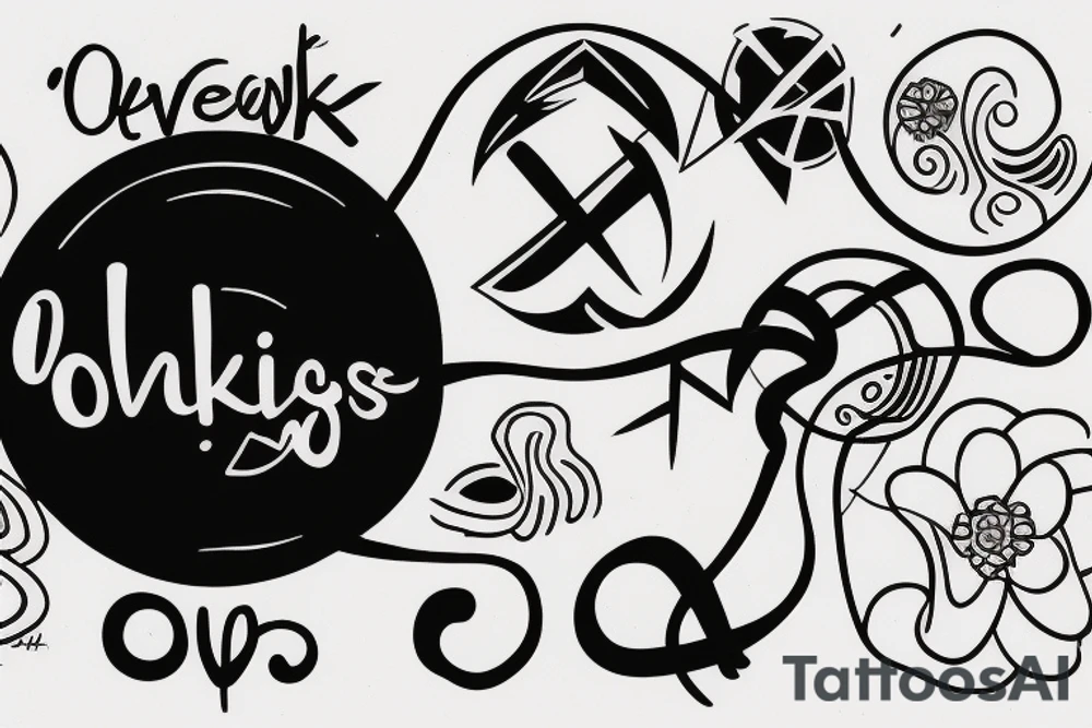 Overthinking tattoo idea
