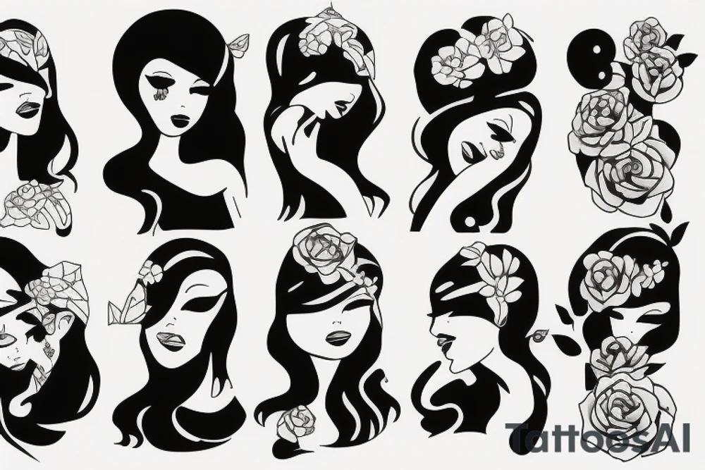 sexy girl tattoo idea