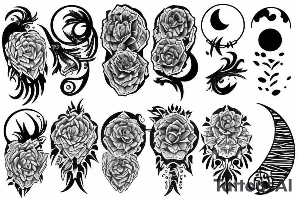 moonlight tattoo idea