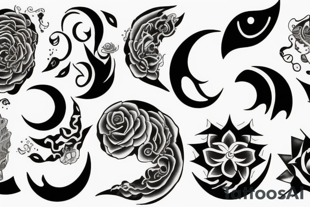 moonlight tattoo idea