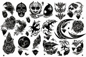moonlight tattoo idea
