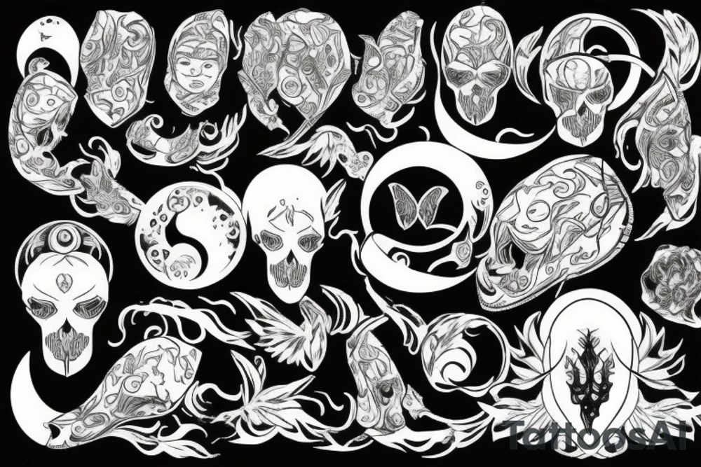 moonlight tattoo idea