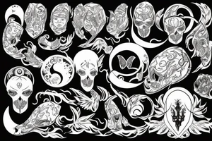 moonlight tattoo idea