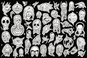 Lost human in cosmos tattoo idea