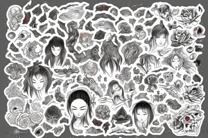 Lost human in cosmos tattoo idea