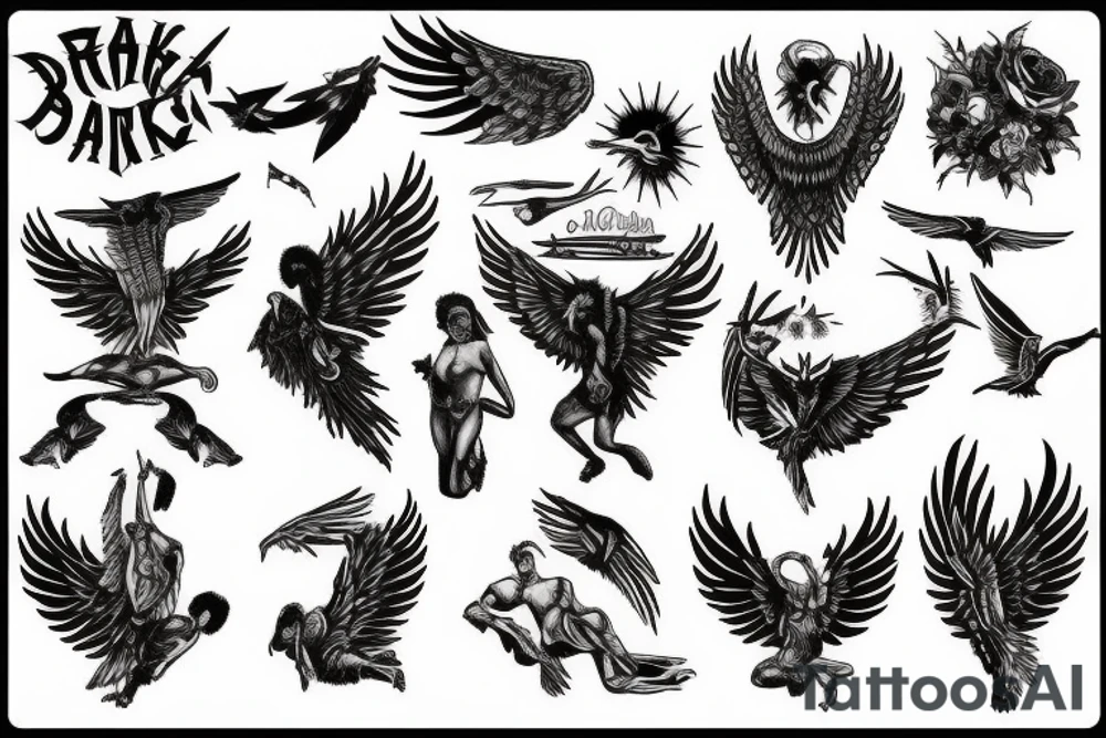 Icarus tattoo idea