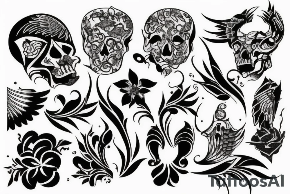 پرنده tattoo idea