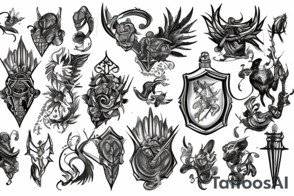 knight tattoo idea