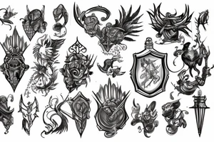 knight tattoo idea