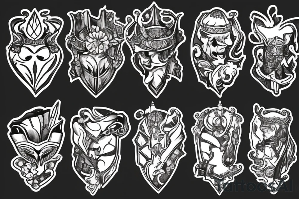 knight tattoo idea