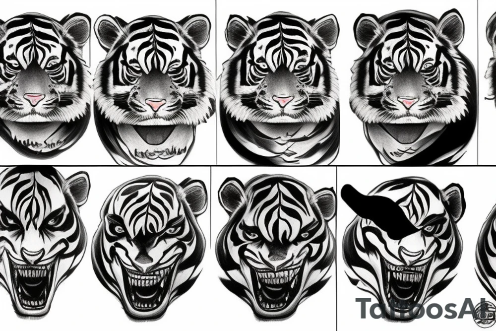 Tiger eyes only tattoo idea