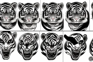 Tiger eyes only tattoo idea
