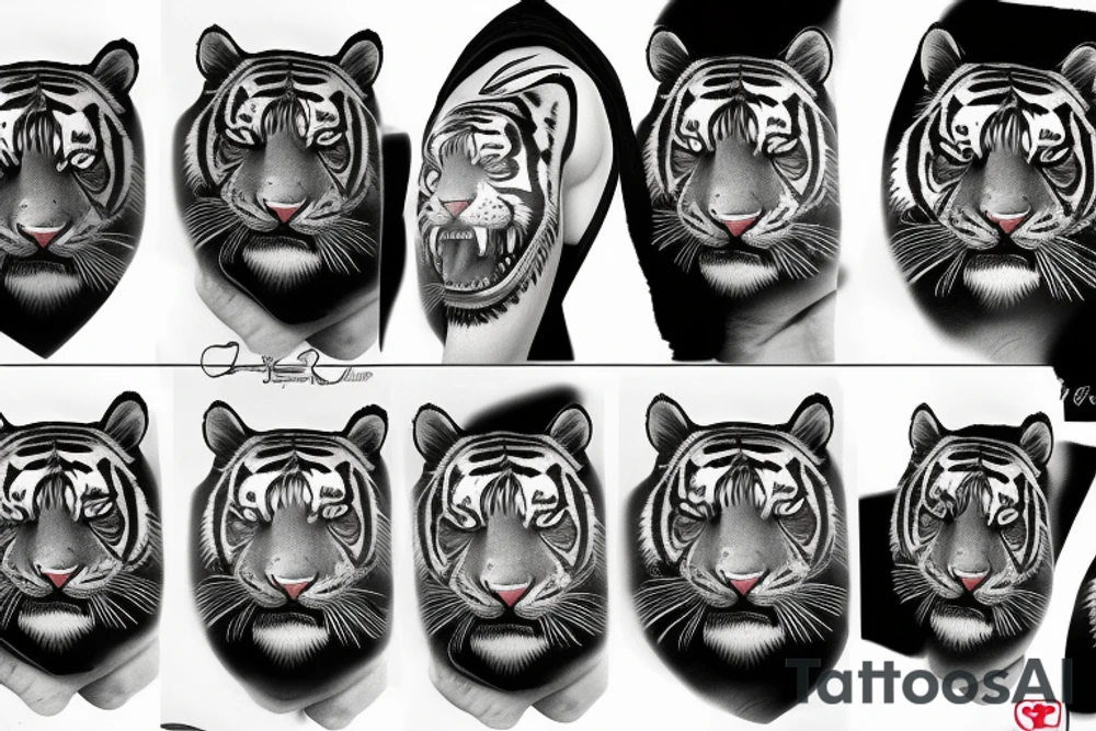 Tiger eyes only tattoo idea