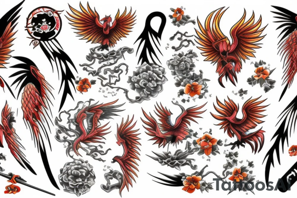 phoenix tattoo idea