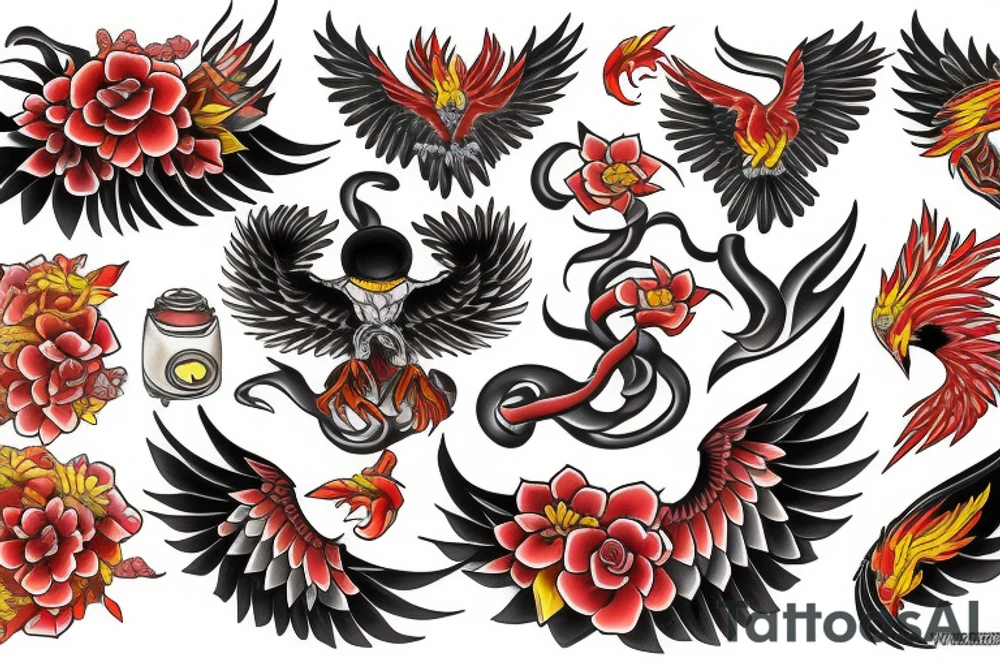 phoenix tattoo idea