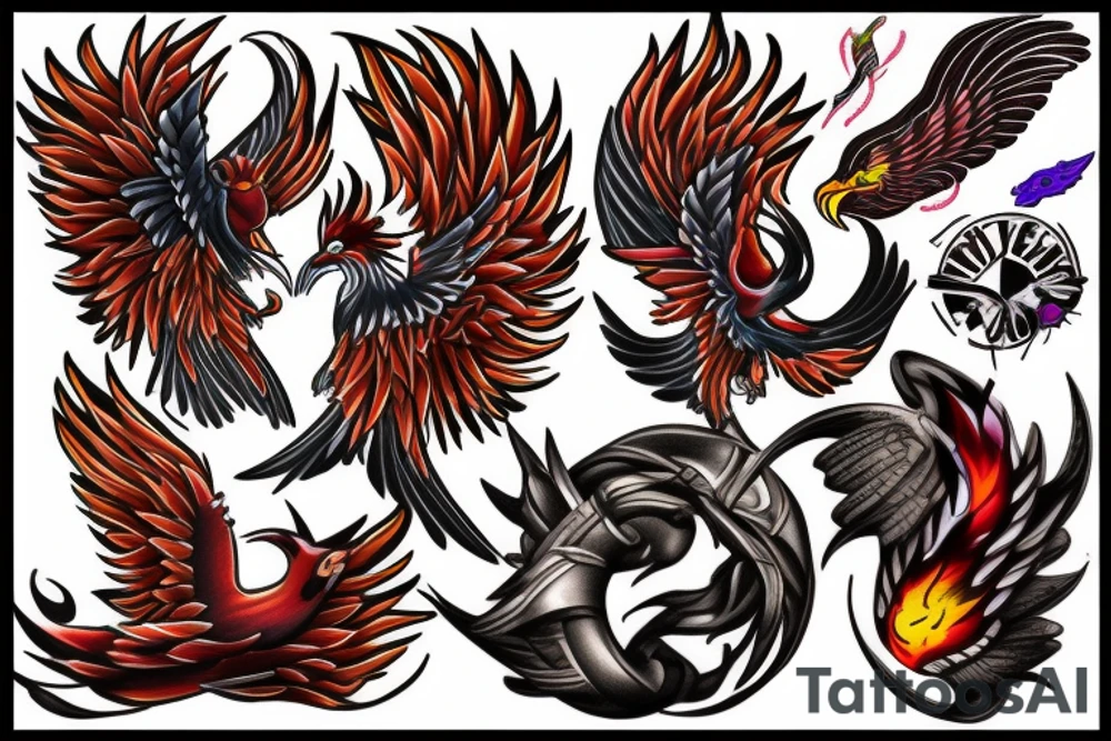 phoenix tattoo idea