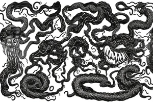Medusa gorgon tattoo idea