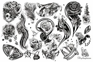 flashing tattoo idea