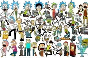 Rick and morty tattoo idea