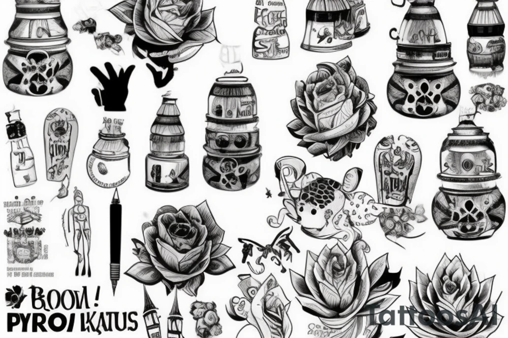 Кельтские руны вокруг руки от локтя до кисти tattoo idea