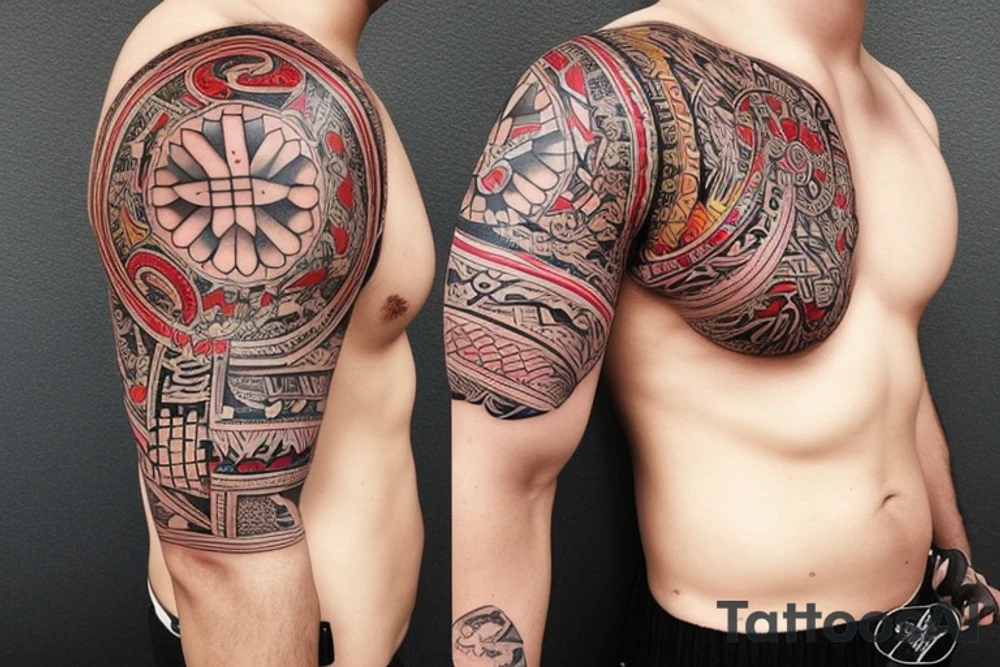 traditional tattoo boxer tattoo idea