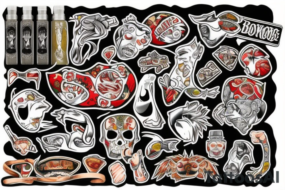 traditional tattoo boxer tattoo idea