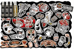 traditional tattoo boxer tattoo idea